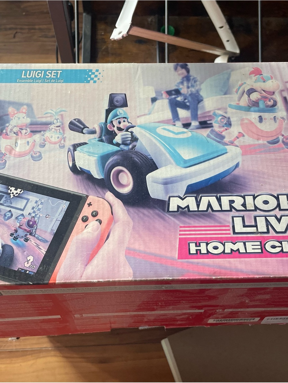 Mario Kart Live Home Circuit - Luigi Blue Kart Set